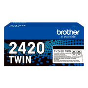 Brother TN2420 Twin Pack Preto de 2 Toners Original