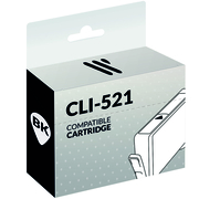 Compatível Canon CLI-521 Preto Tinteiro