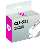 Compatível Canon CLI-521 Magenta Tinteiro