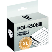 Compatível Canon PGI-550XL Preto Tinteiro