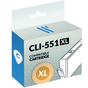 Compatível Canon CLI-551XL Ciano Tinteiro