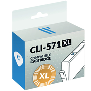 Compatível Canon CLI-571XL Ciano Tinteiro