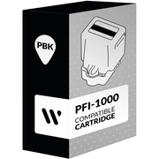 Compatível Canon PFI-1000 Preto Foto Tinteiro