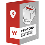 Compatível Canon PFI-1000 Vermelho Tinteiro