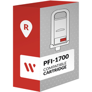 Compatível Canon PFI-1700 Vermelho Tinteiro
