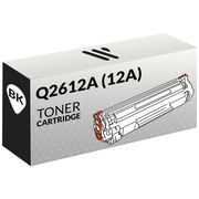 Compatível HP Q2612A (12A) Preto Toner