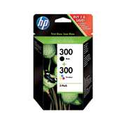 HP 300 Multicolor Pack Preto/Cor de 2 Tinteiros Original