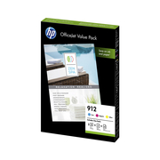 HP 912  Officejet Value Pack de 3 Tinteiros Original