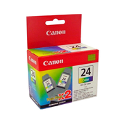 Canon BCI-24 Cor Twin Pack Cor de 2 Tinteiros Original