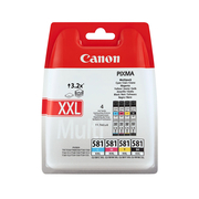 Canon CLI-581XXL  Multipack de 4 Tinteiros Original