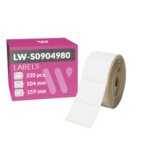Dymo LW-S0904980 Etiquetas Compatíveis (104,0x159,0 mm – 220 Pç.)
