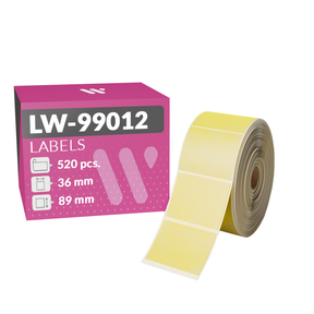 Dymo LW-99012 Etiquetas Compatíveis (36,0x89,0 mm – 520 Pç.)