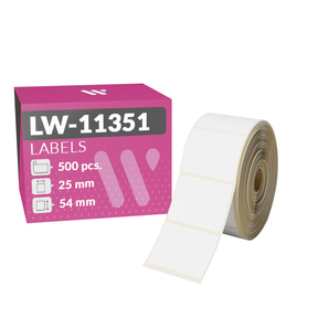 Dymo LW-11352 Etiquetas Compatíveis (25,0x54,0 mm – 500 Pç.)