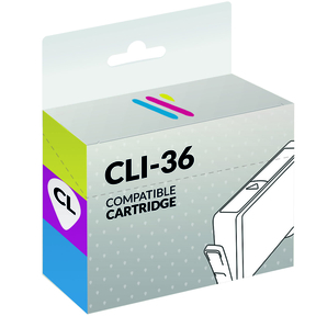 Compatível Canon CLI-36 Cor