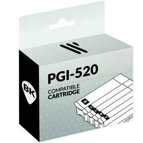 Compatível Canon PGI-520 Preto