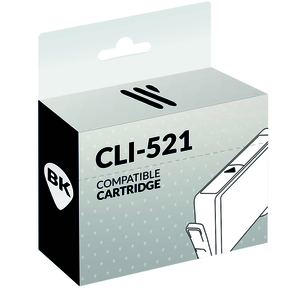 Compatível Canon CLI-521 Preto