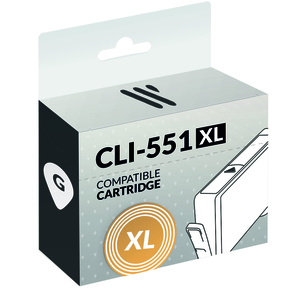 Compatível Canon CLI-551XL Cinzento