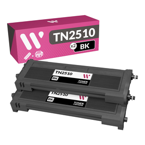 Brother TN2510XL Pack Preto de 2 Toners Compatível