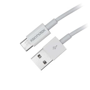 Cabo USB-A 2.0 para USB Type-C Branco Skynotek