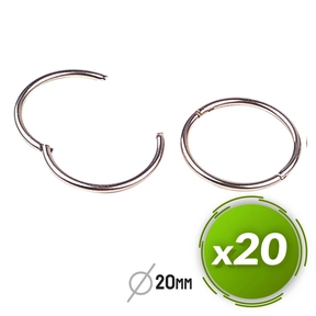 Anéis de Dobradiça Niquelados Liderpapel em Caixa