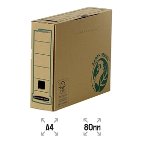 Caixa de Arquivo Definitivo Fellowes A4 Castanho