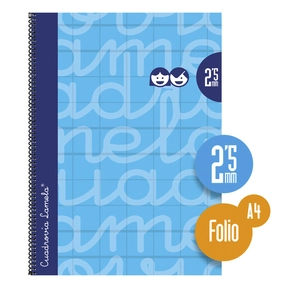 Lamela Caderno de Capa Dura Folio 2,5 mm