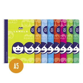 Lamela Caderno de Capa Mole Quarto (Pack 10 Pcs. Sortido)