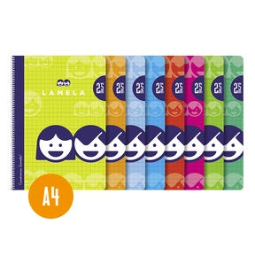 Lamela Caderno de Capa Mole Folio (Pack 10 Pcs. Sortido)
