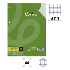Liderpapel Recarga de papel 4 mm