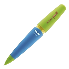 Lapiseira MILAN Eraser & Pencil Capsule Mix 0,7 mm 2B Azul/Verde