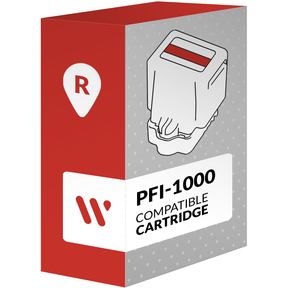 Compatível Canon PFI-1000 Vermelho