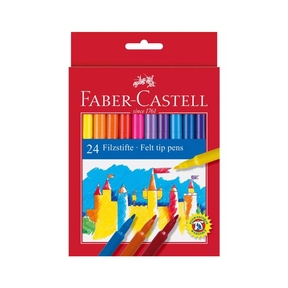 Faber-Castell Felt Tip (Caixa de 24 pcs.)