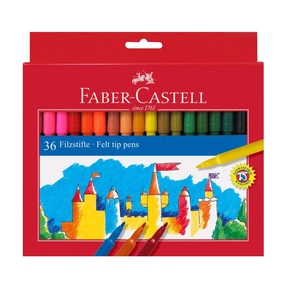 Faber-Castell Felt Tip (Caixa de 36 pcs.)