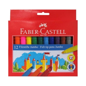 Faber-Castell Felt Tip Jumbo (Caixa 12 pcs.)