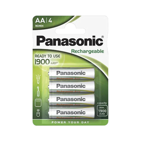 Panasonic AA 1.900 mAh Recarregável  (4 Und.)