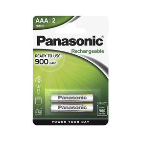 Panasonic AAA 900 mAh Recarregável (2 Und.)