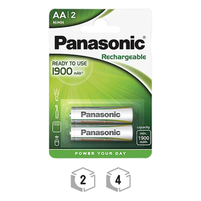 Panasonic AA 1.900 mAh Recarregável 