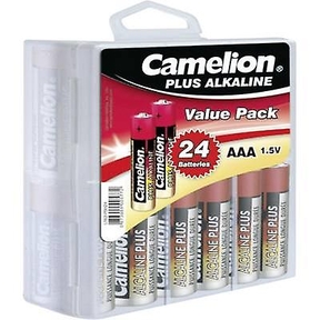 Camelion Pilhas alcalinas Plus AAA (Pacote 24 Unidades)