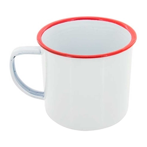 Caneca para Serigrafia Metálica 350 ml (Vermelha)