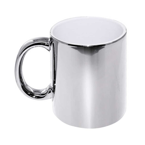 Caneca Metalizada 330 ml (Prateada)