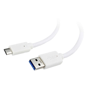 Cabo USB 3.0 para Tipo C Branco - 3 m