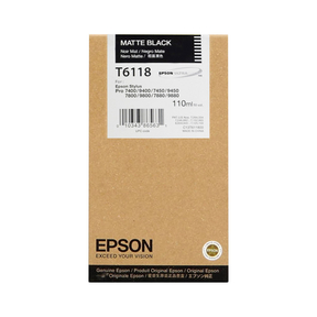 Epson T6118 Preto Mate Original
