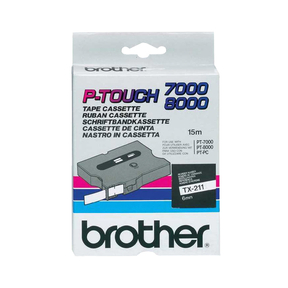 Brother TX-211 Preto/Branco Original