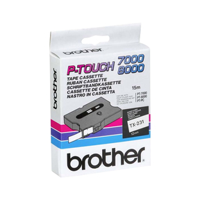 Brother TX-231 Preto/Branco Original