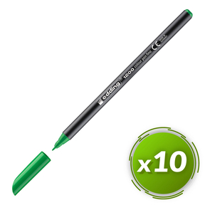 Edding 1200 N. 64 (Caixa 10 pç.) (Verde Fluorescente)