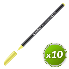 Edding 1200 N. 65 (Caixa 10 pç.) (Amarelo Fluorescente)