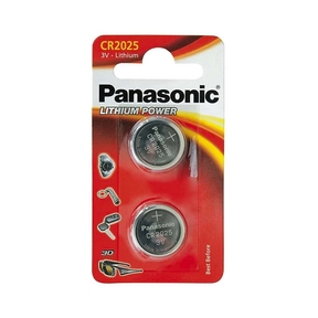 Panasonic Lithium Power CR2025 (2 Pcs.)