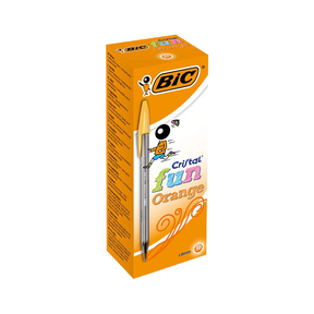 BIC Cristal Fun (Pack 20 Pç.) (Laranja)