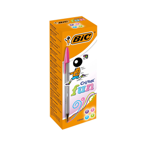 BIC Cristal Fun (Pack 20 Pç.) (Sortido)