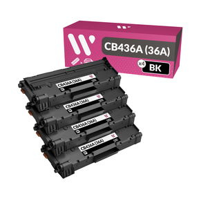 HP CB436A (36A) Pack  de 4 Toners Compatível